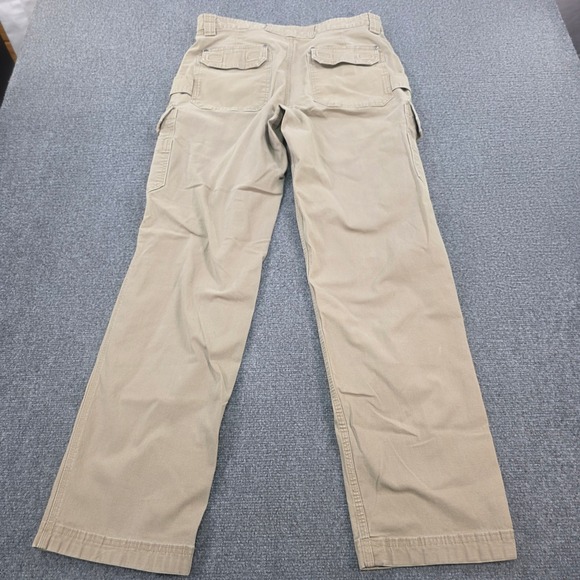 Duluth Trading Co. Flex Fire Hose Cargo Pants Mens 34x34 Beige Utility Workwear - Picture 6 of 7